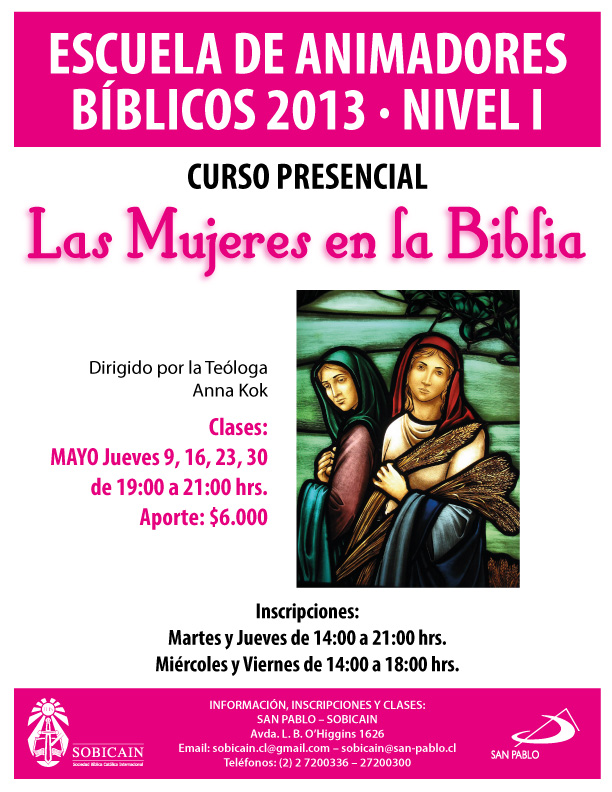 Curso Presencial LAS MUJERES EN LA BIBLIA