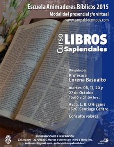 Afiche Libros Sapienciales (Octubre)