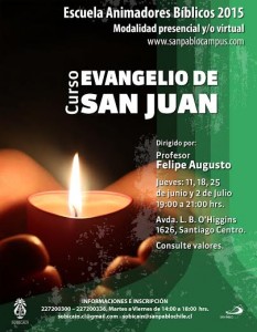 Afiche Evangelio de San Juan (junio)