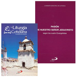 En febrero: lleva la Liturgia Cotidiana de marzo junto a la "Pasión de Nuestro Señor Jesucristo"