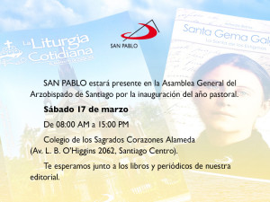 SAN PABLO estará presente en el "Inicio del Año Pastoral 2018"