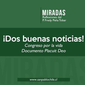 Miradas-Dos buenas noticias