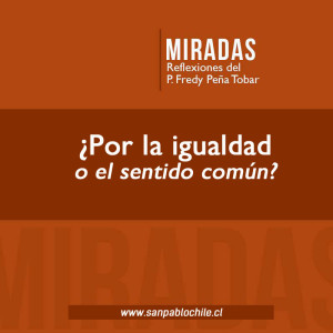 MIRADAS: ¿Por la igualdad o el sentido común?