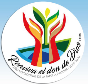 Logo del año vocacional de la Familia Paulina