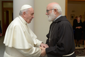 Celestino Aós concelebró misa con el Papa