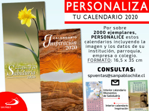 Personaliza tu Calendario 2020