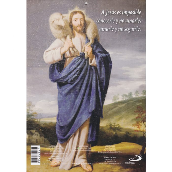 Calendario pensamientos 2020
