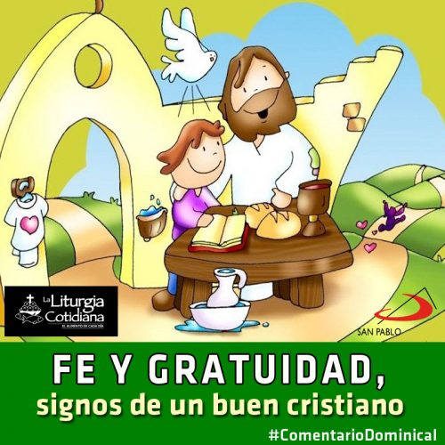 COMENTARIO DOMINICAL: Fe y gratuidad, signos de un buen cristiano