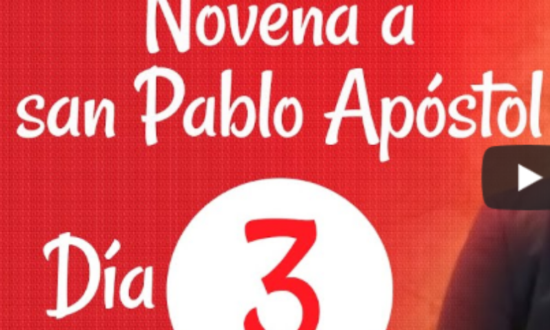 NOVENA A SAN PABLO APÓSTOL - PATRONO DE LA FAMILIA PAULINA (23 junio)