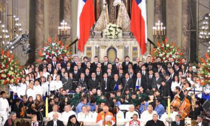 El Te Deum se adapta para ser celebrado en medio de unas Fiestas Patrias diferentes