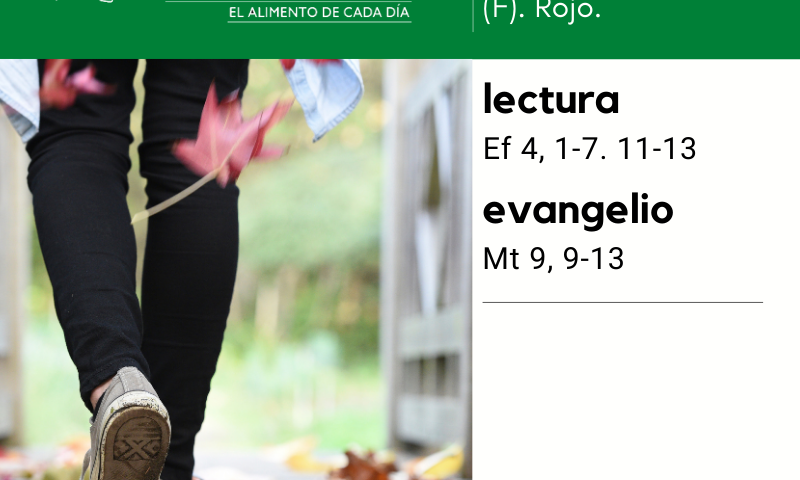 LITURGIA COTIDIANA LUNES 21: SAN MATEO, ap. y ev. (F). Rojo.