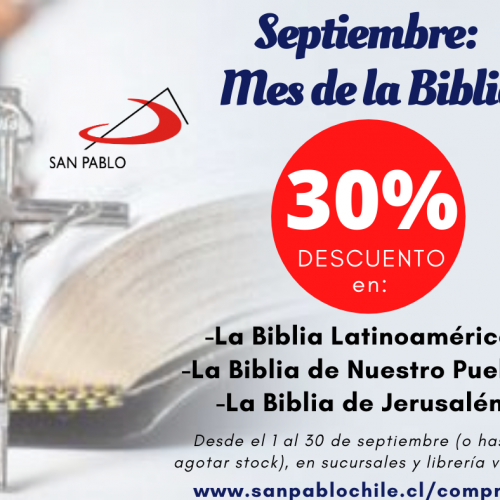 PUBLICIDAD Mes de la Biblia SAN PABLO Chile