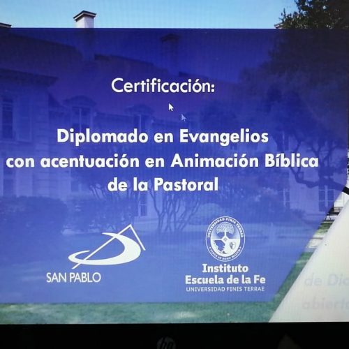 Certificacion en Evangelios 2019 Foto 1