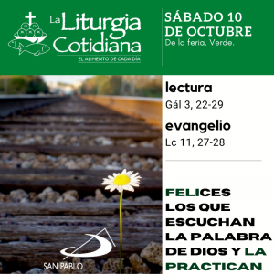 LITURGIA COTIDIANA SÁBADO 10