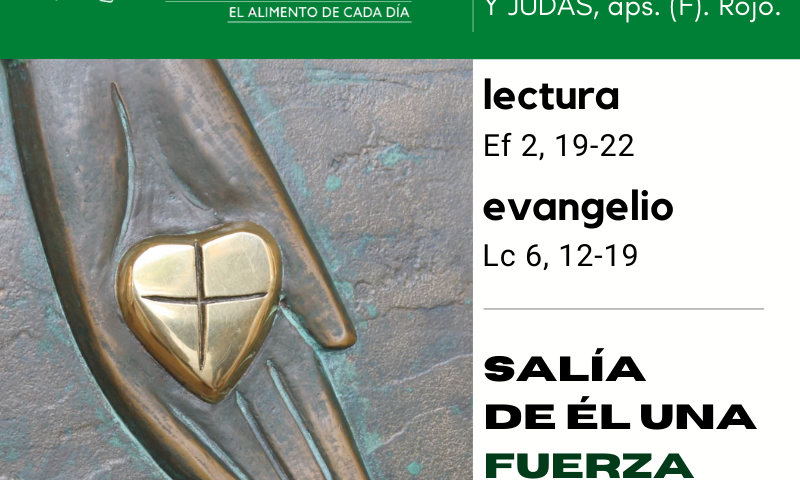 LITURGIA COTIDIANA MIÉRCOLES 28: SANTOS SIMÓN Y JUDAS, aps. (F). Rojo.