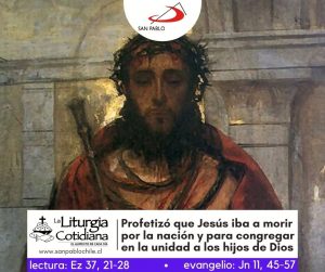 LITURGIA COTIDIANA 27 DE MARZO: De la feria. Morado.