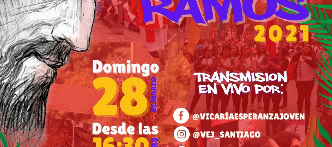 Vicaría de la Esperanza Joven invita a celebrar en forma virtual el Domingo de Ramos