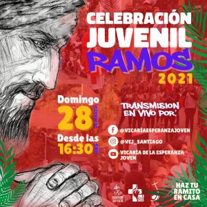 Vicaría de la Esperanza Joven invita a celebrar en forma virtual el Domingo de Ramos