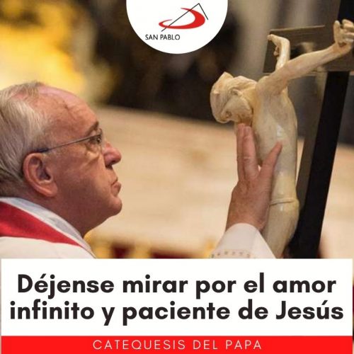 CATEQUESIS DEL PAPA: “Déjense mirar por el amor infinito y paciente de Jesús"