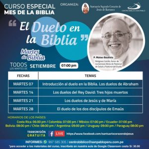 CURSO: El duelo en la Biblia