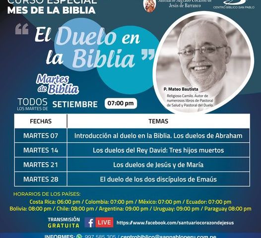 CURSO: El duelo en la Biblia