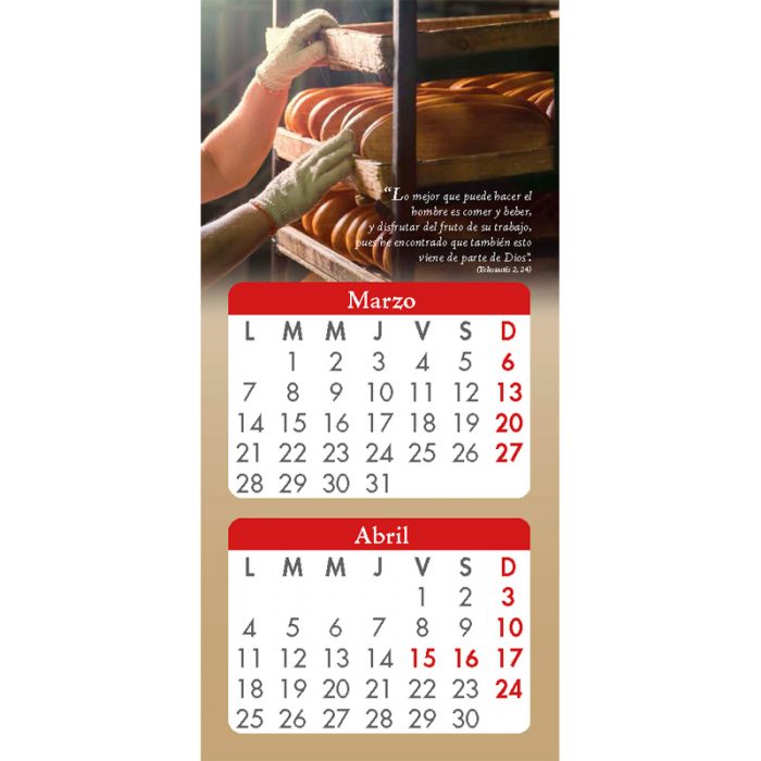 Calendario Pan de la Palabra 2022