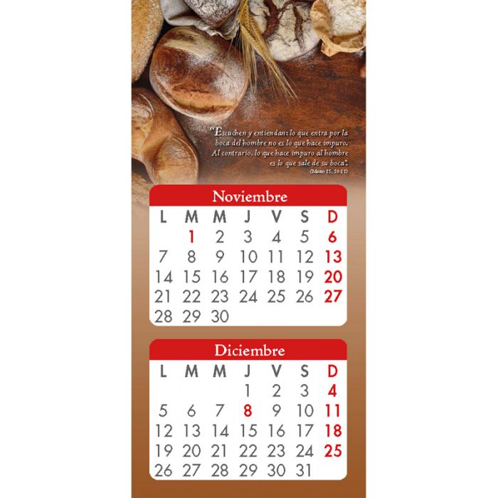 Calendario Pan de la Palabra 2022