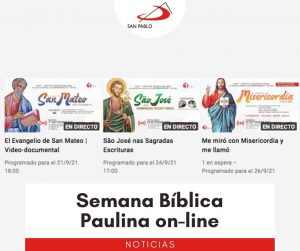 Semana Bíblica Paulina on-line