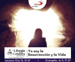 LITURGIA COTIDIANA 2 DE NOVIEMBRE: Conmemoración de todos los fieles difuntos. Morado o Negro.