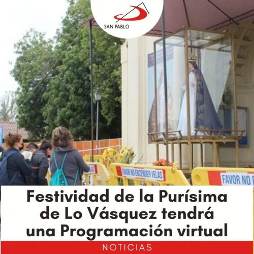 Festividad de la Purísima de Lo Vásquez tendrá una Programación virtual