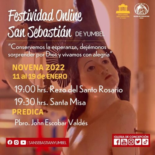 Santuario San Sebastián estará cerrado del 19 al 23 de enero