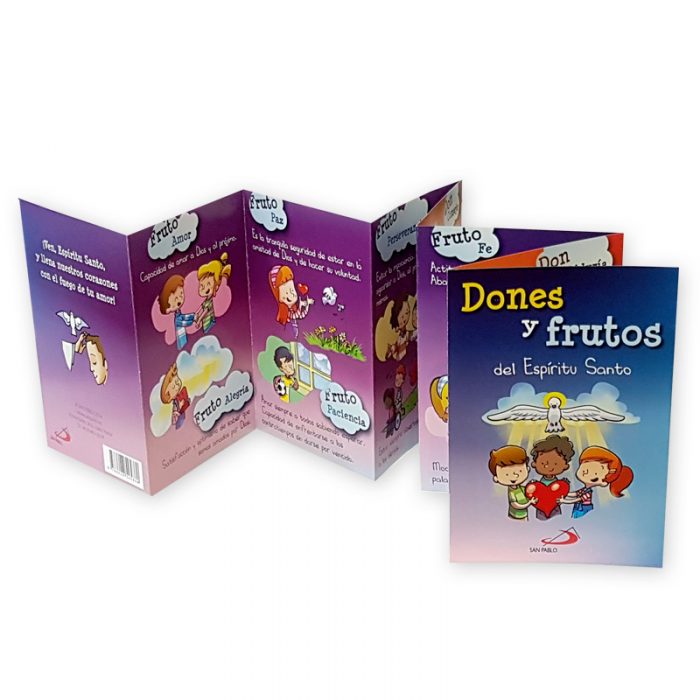 Tríptico Dones y Frutos del Espíritu Santo.