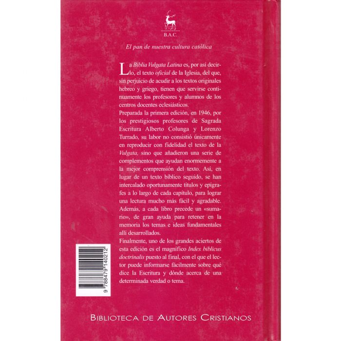 Biblia Vulgata Latina (Biblia Sacra iuxta Vulgatam Clementinam)
