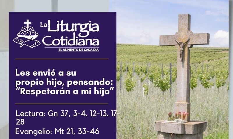 LITURGIA COTIDIANA 18 DE MARZO: De la feria. Morado.