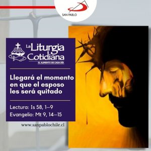 LITURGIA COTIDIANA 4 DE MARZO: VIERNES DESPUÉS DE CENIZA. Morado.