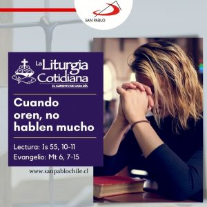 LITURGIA COTIDIANA 8 DE MARZO: Martes 1° de Cuaresma. Morado.