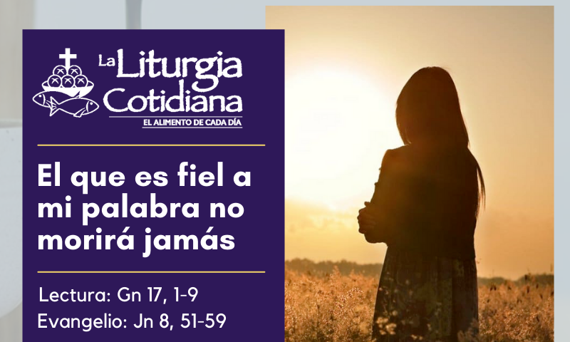 LITURGIA COTIDIANA 7 DE ABRIL: De la feria. Morado.