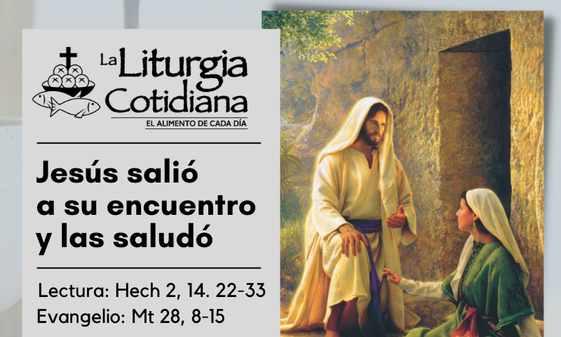 LITURGIA COTIDIANA 18 DE ABRIL: OCTAVA DE PASCUA. Blanco.