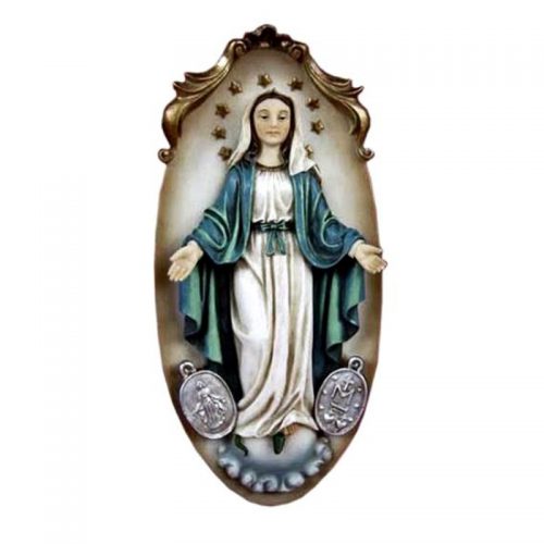 Placa Pared. Virgen de los Rayos 12Cms.