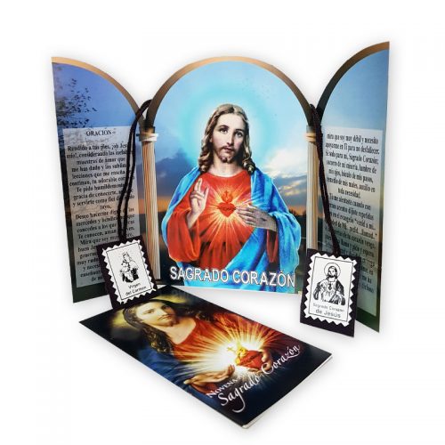 Altar + Novena + Escapulario Sagrado Corazón