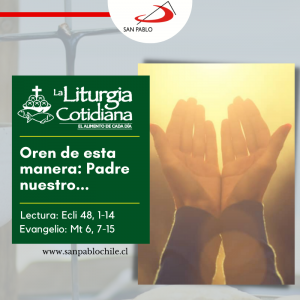 LITURGIA COTIDIANA 16 DE JUNIO: De la feria. Verde. 