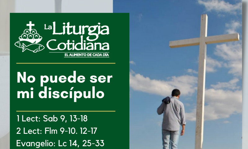 LITURGIA COTIDIANA 4 DE SEPTIEMBRE: 23° durante el año. Verde.