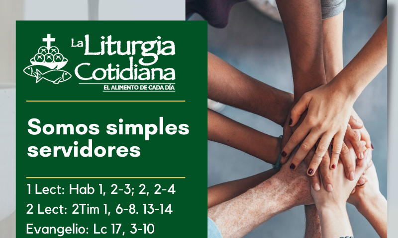 LITURGIA COTIDIANA 2 DE OCTUBRE: 27o durante el año. Verde.