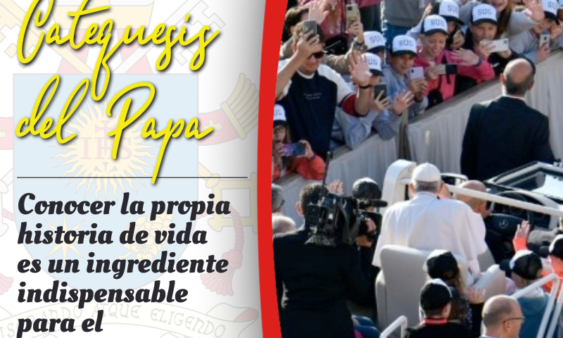 CATEQUESIS DEL PAPA: Conocer la propia historia de vida es un ingrediente indispensable para el discernimiento