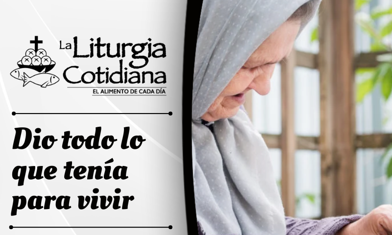 LITURGIA COTIDIANA 21 DE NOVIEMBRE: La Presentación de la Santísima Virgen María (MO). Blanco.