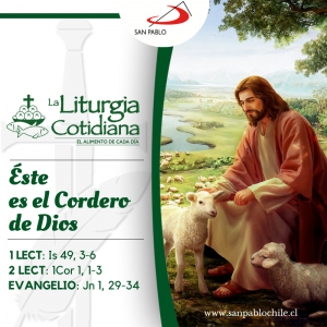 LITURGIA COTIDIANA 15 DE ENERO: 2º durante el año. Verde.