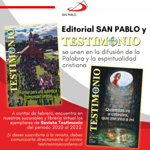 SAN PABLO y Revista Testimonio se unen para difundir la Palabra y la espiritualidad cristiana