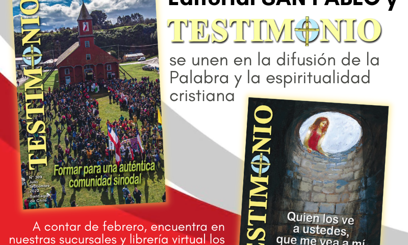 SAN PABLO y Revista Testimonio se unen para difundir la Palabra y la espiritualidad cristiana