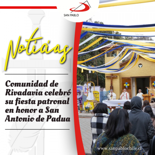 Comunidad de Rivadavia celebró su fiesta patronal en honor a San Antonio de Padua