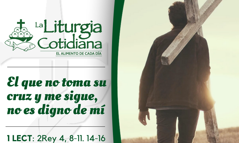 LITURGIA COTIDIANA 2 DE JULIO: 13° durante el año. Verde.